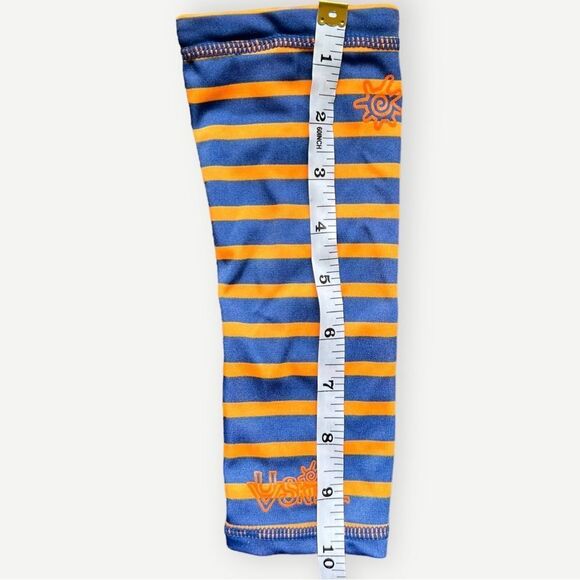 UVSkinz Kids Striped Sun Protection Pool Beach Leg Covers. 12-24 Months. - Picture 3 of 5